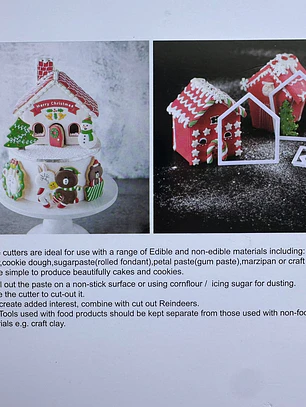 Cortador Galletas Casa Jengibre 8 pcs