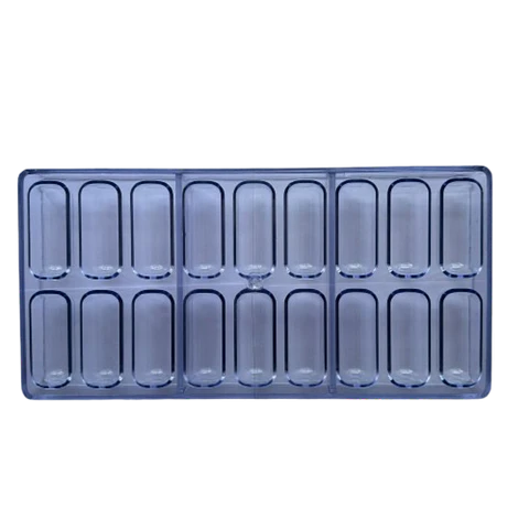 Molde Acrilico Para Chocolate Chocotejas 18 Cavidades