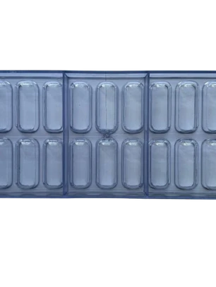 Molde Acrilico Para Chocolate Chocotejas 18 Cavidades