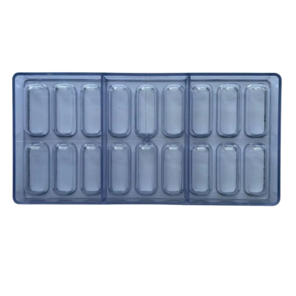 Molde Acrilico Para Chocolate Chocotejas 18 Cavidades 2