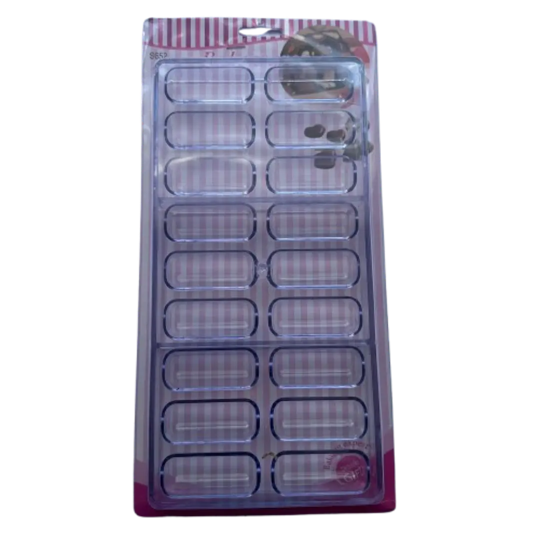 Molde Acrilico Para Chocolate Chocotejas 18 Cavidades 5