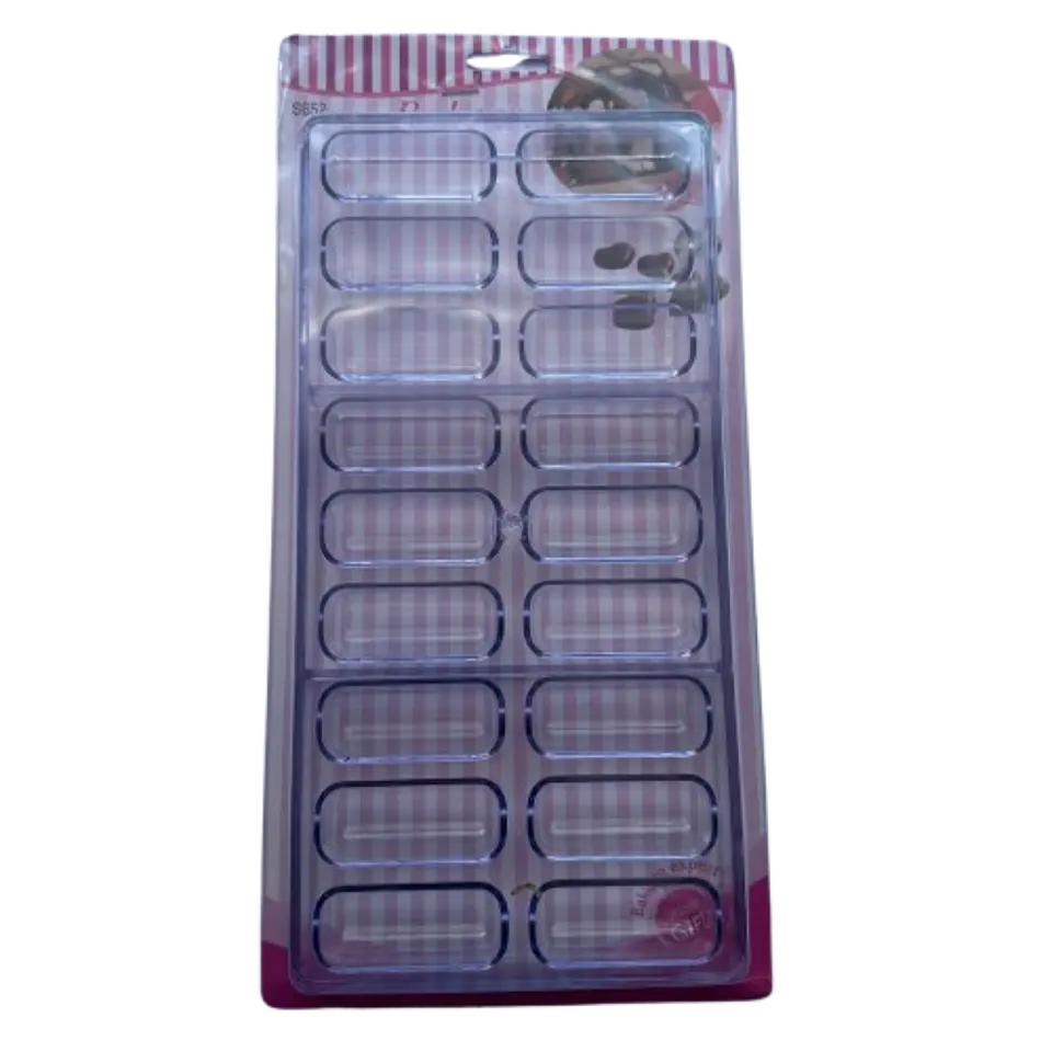 Molde Acrilico Para Chocolate Chocotejas 18 Cavidades 5