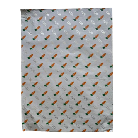 Pack 5 Pliego Papel Aluminio Zanahoria Para Choco. 43x58cm
