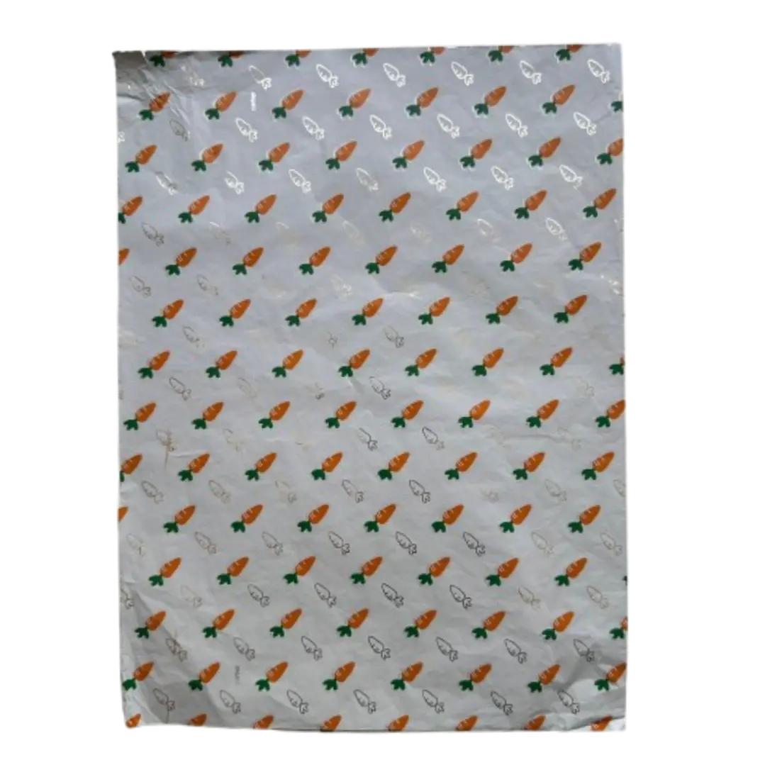 Pack 5 Pliego Papel Aluminio Zanahoria Para Choco. 43x58cm 1