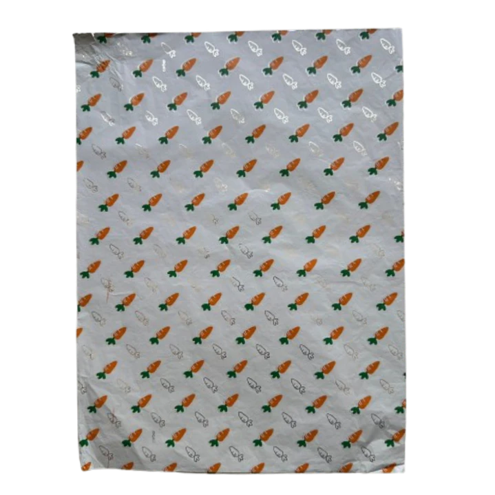 Pliego Papel Aluminio Zanahorias Para Chocolate 43x58cm 1