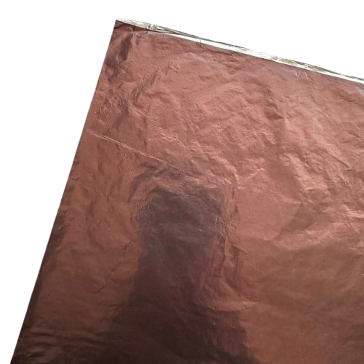 Pliego Papel Aluminio Cafe Para Chocolate 43x58cm 2