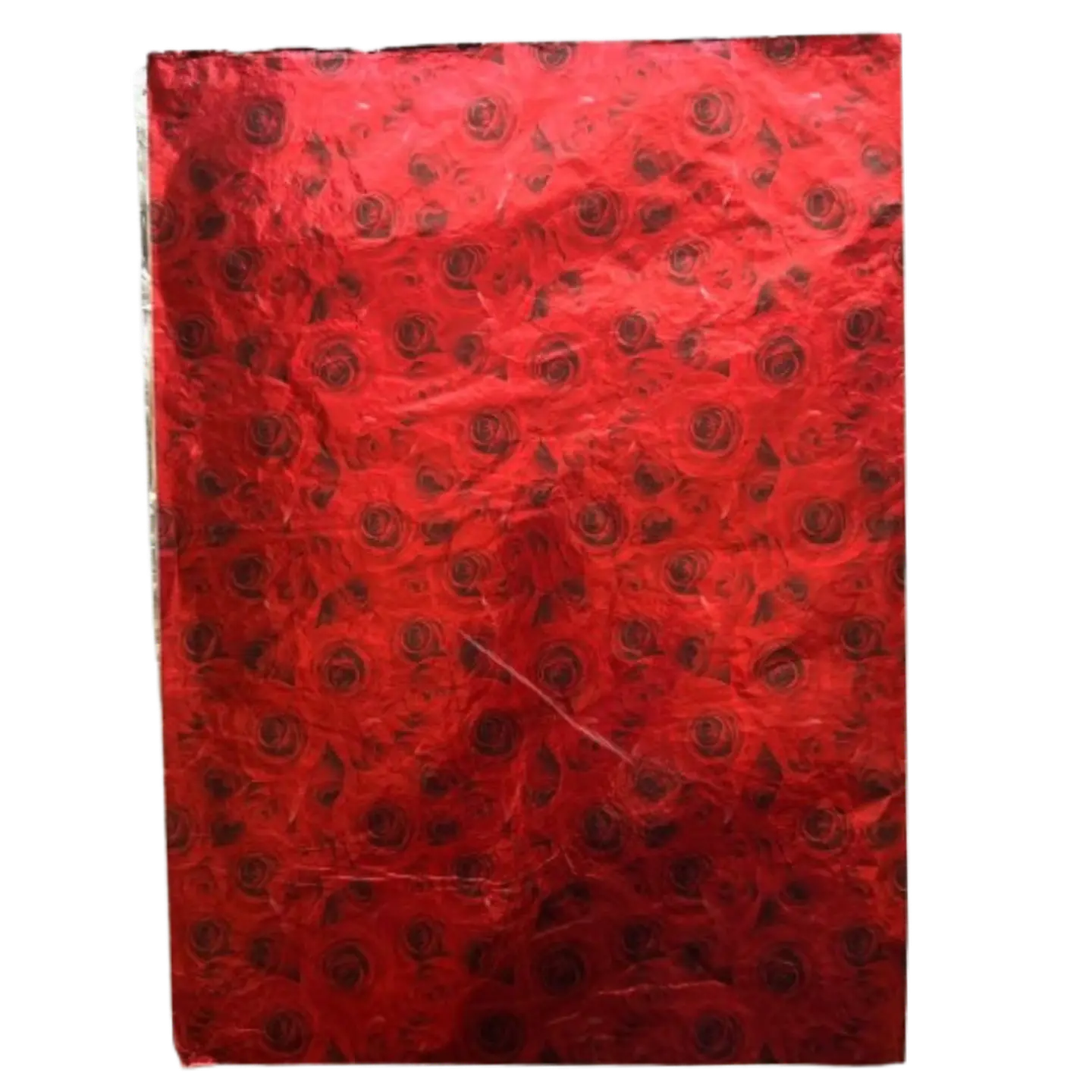 Pliego Papel Aluminio Rojo Rosas Para Chocolate 43x58cm 1