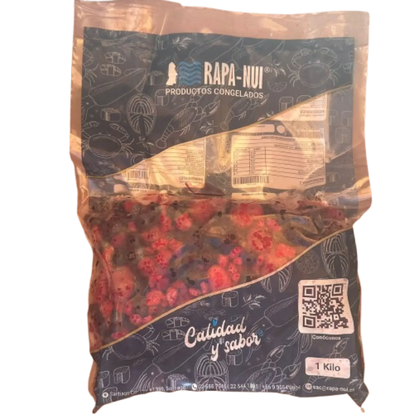 Mix De Berries Con Frutilla Congelados Rapa Nui 1kg 1