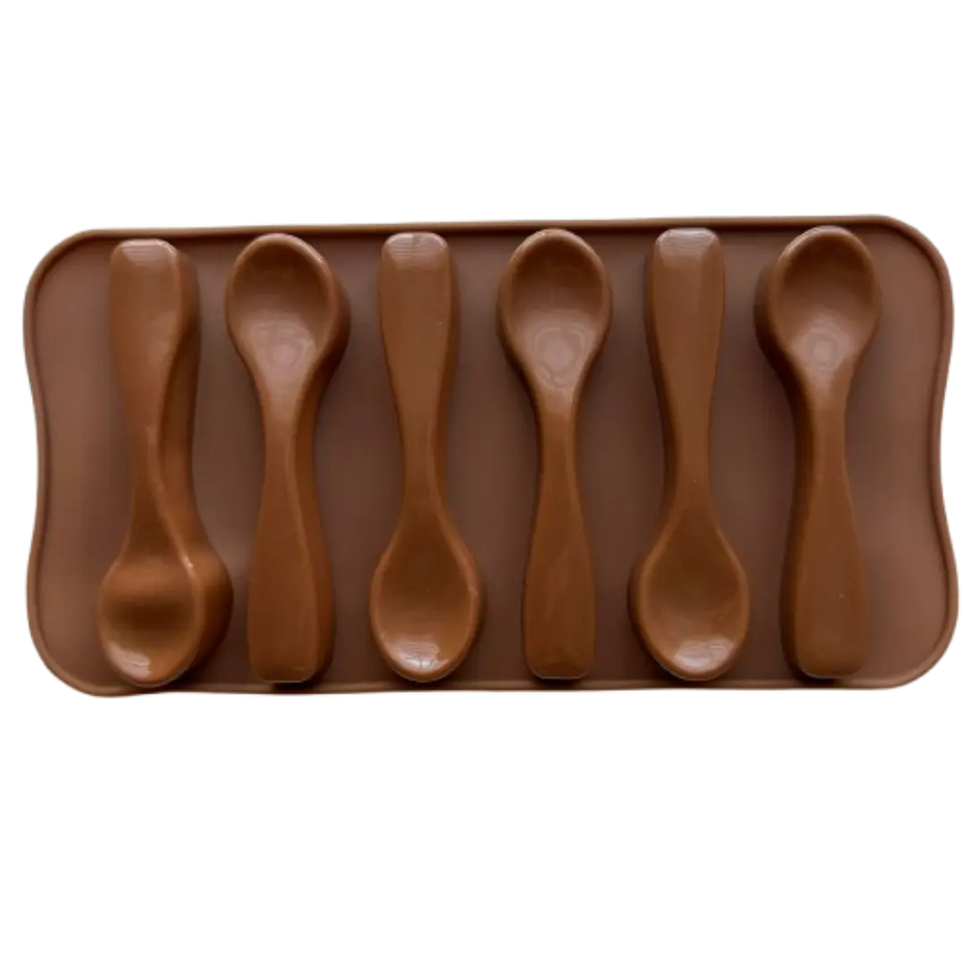Molde Silicona 6 Cucharas 20x10,5cm 1