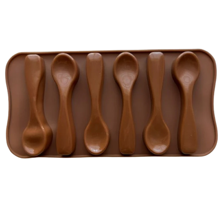 Molde Silicona 6 Cucharas 20x10,5cm 1