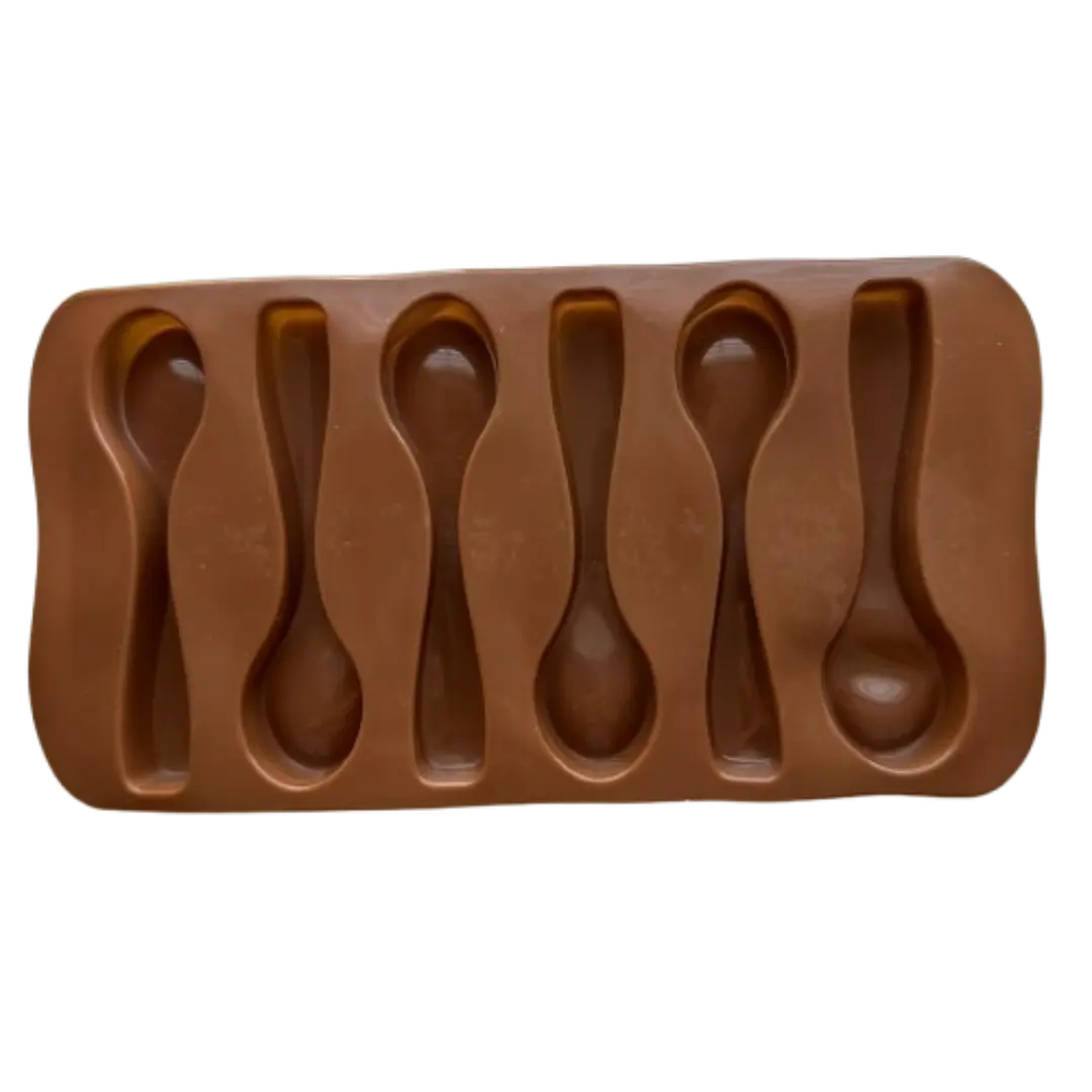 Molde Silicona 6 Cucharas 20x10,5cm 2