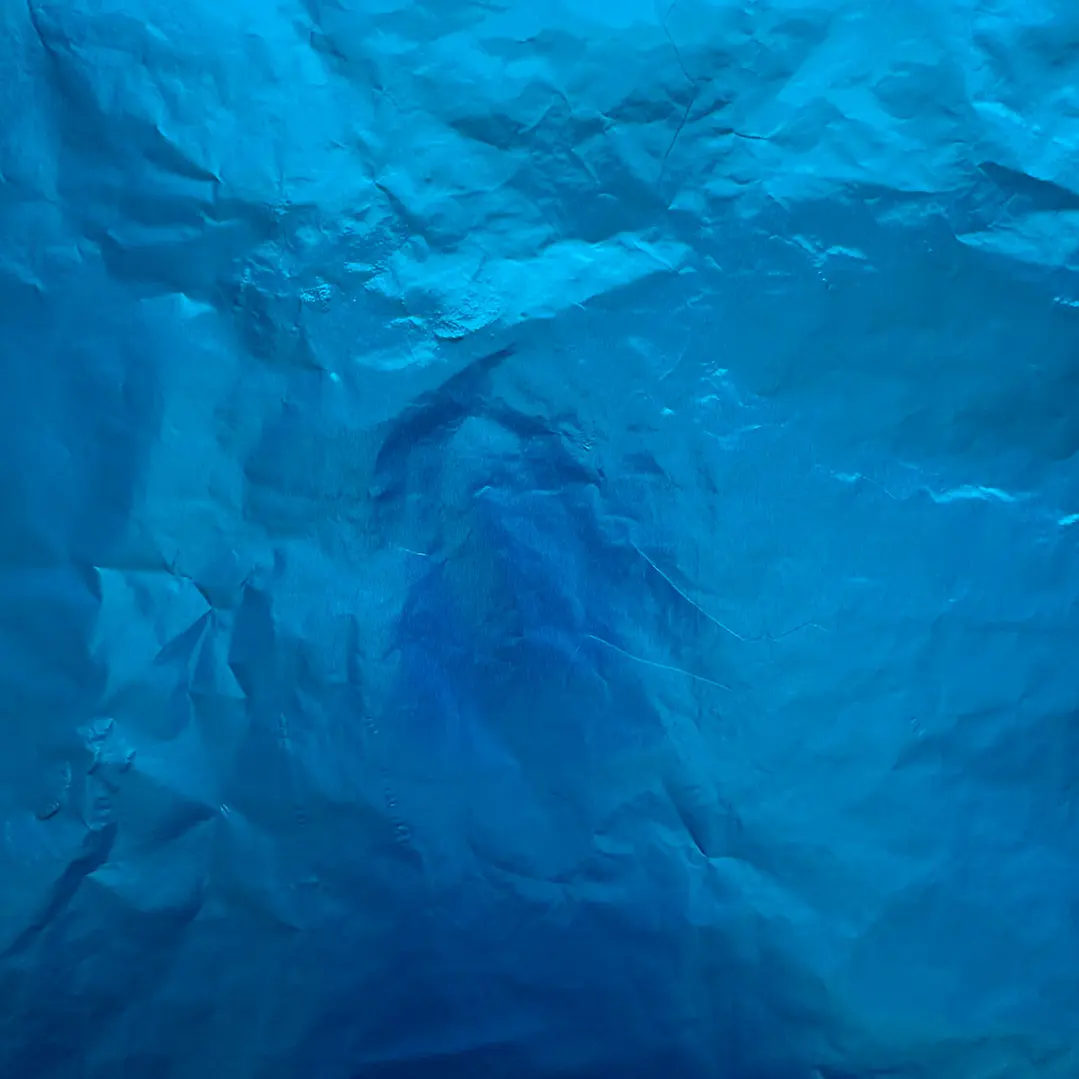 Pack 5 Pliego Papel Aluminio Azul Para Chocolate 43x58cm 3