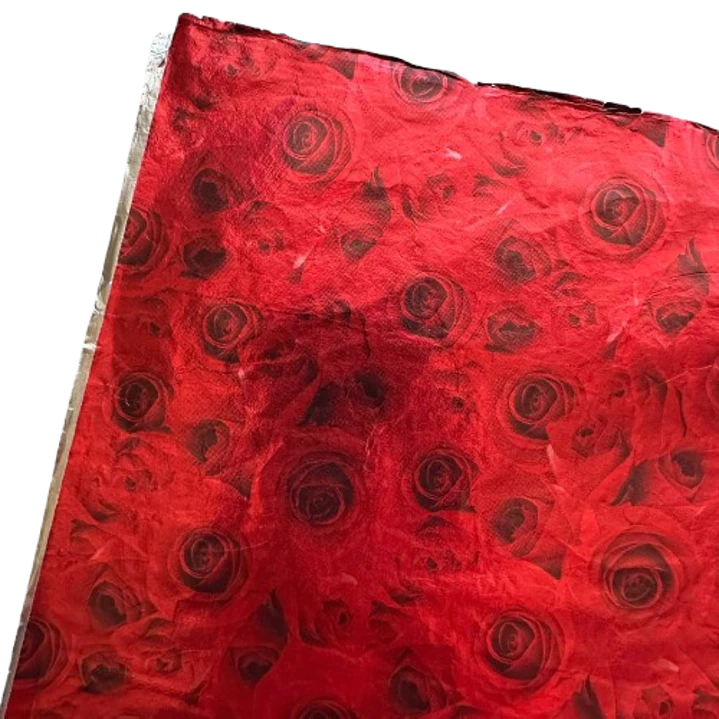 Pack 5 Pliego Papel Aluminio Rojo Rosa Para Choco. 43x58cm 2