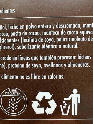 Chocolate 39% Cacao Leche Sin Azucar Monedas Neucober 1kg