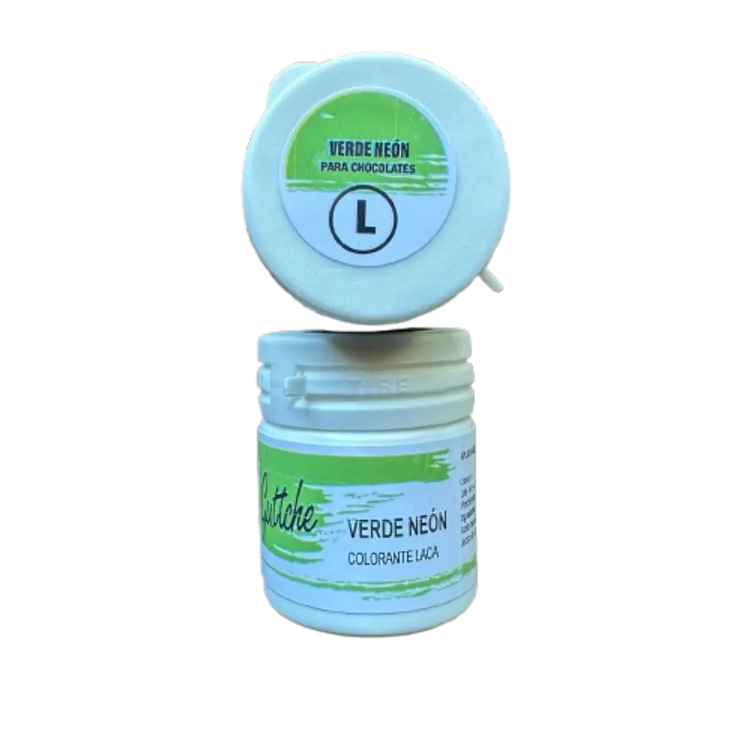 Colorante Laca Verde Neon Para Chocolate Guttche 15g 1