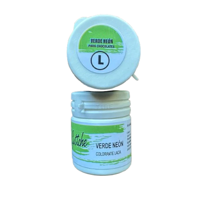 Colorante Laca Verde Neon Para Chocolate Guttche 15g 1