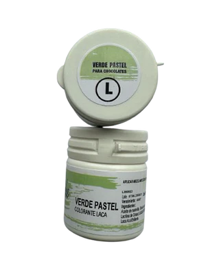 Colorante Laca Verde Pastel Para Chocolate Guttche 15g