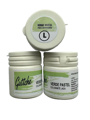 Colorante Laca Verde Pastel Para Chocolate Guttche 15g