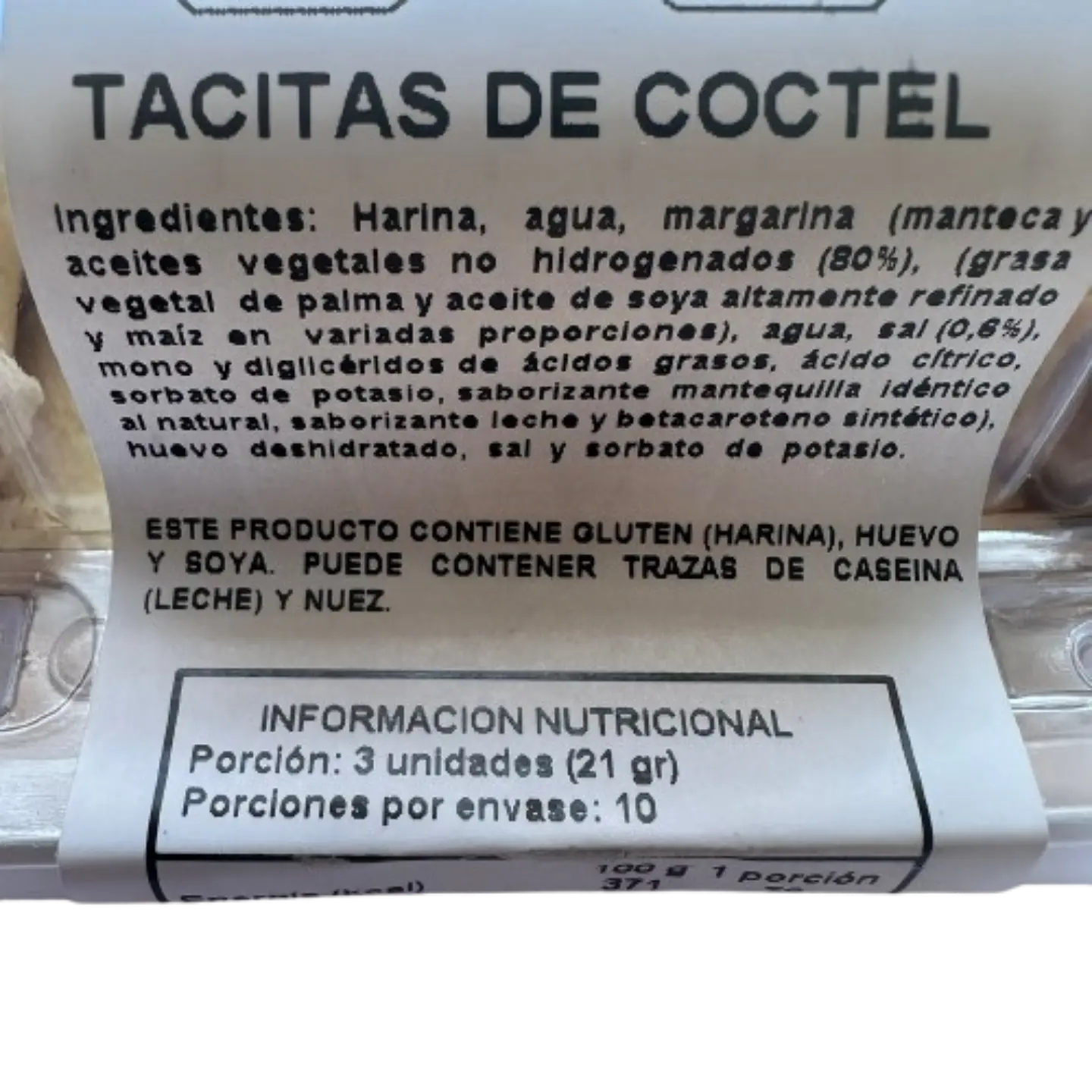 Tacitas Neutras Coctail Oberena 30un 4