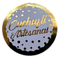 Sticker Cuchufli Artesanal Dorado 100un 38mm - Miniatura 1
