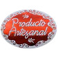 Sticker Producto Artesanal Rojo 100un 38mm - Miniatura 1