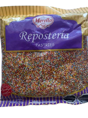 Mostacilla Multicolor Comestible Merello 1 kg