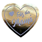 Sticker Feliz Dia Mama Corazon Dorado 100un 35mm - Miniatura 1