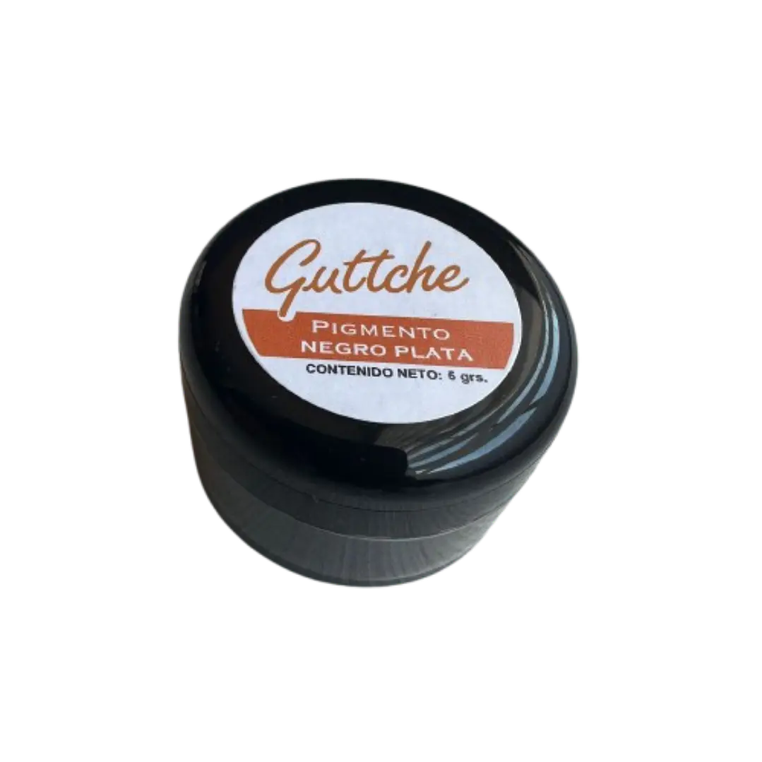 Pigmento Matizador Negro Plata Comestible Guttche 5g 1