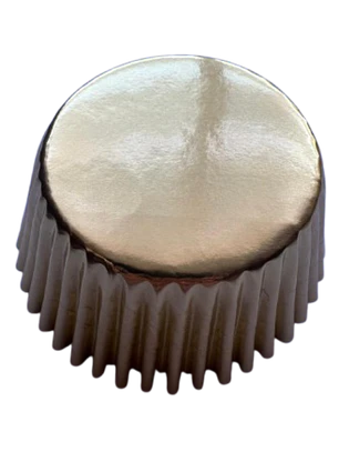 Capsulas Cupcake Doradas 80un E115xIn45mm