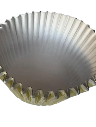 Capsulas Cupcake Doradas 80un E115xIn45mm