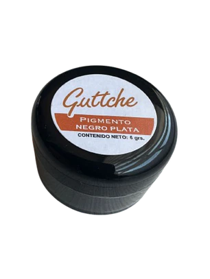 Pigmento Matizador Negro Plata Comestible Guttche 5g