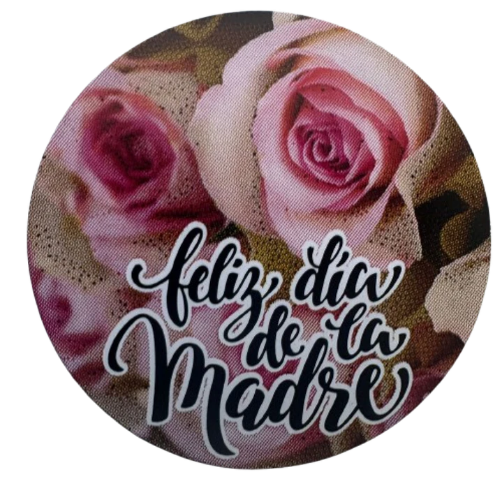 Sticker Feliz Dia Mama A 100un 38mm 4