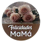 Sticker Feliz Dia Mama B 100un 38mm - Miniatura 2