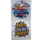Sticker Feliz Dia Papa B 100un 38mm - Miniatura 1