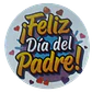 Sticker Feliz Dia Papa B 100un 38mm - Miniatura 2