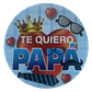 Sticker Feliz Dia Papa B 100un 38mm - Miniatura 3