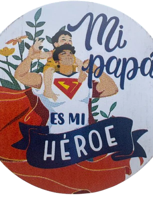 Sticker Feliz Dia Papa A 100un 38mm