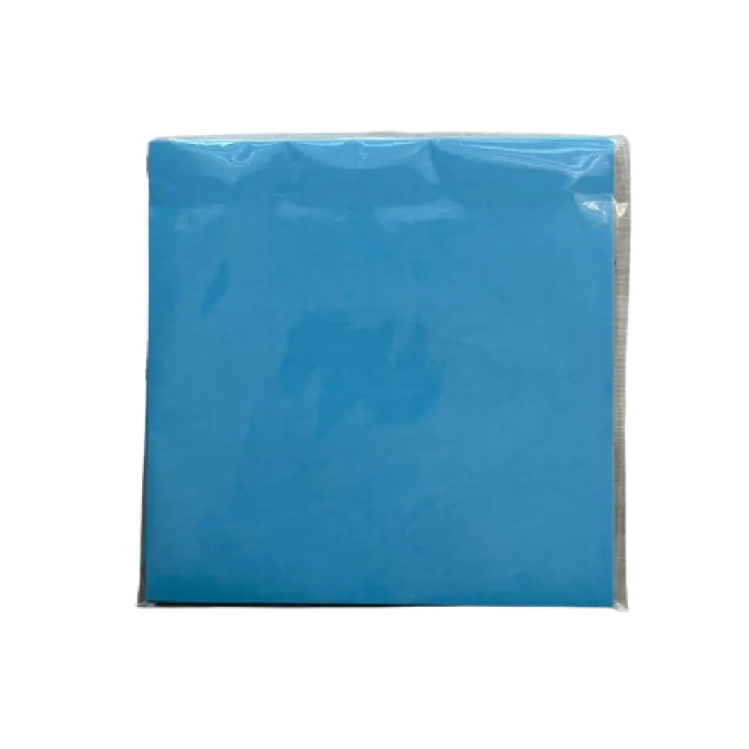 Papel Alfajor Celeste Ceresinado 100un 14x14cm 1