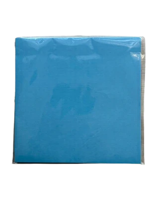 Papel Alfajor Celeste Ceresinado 100un 14x14cm