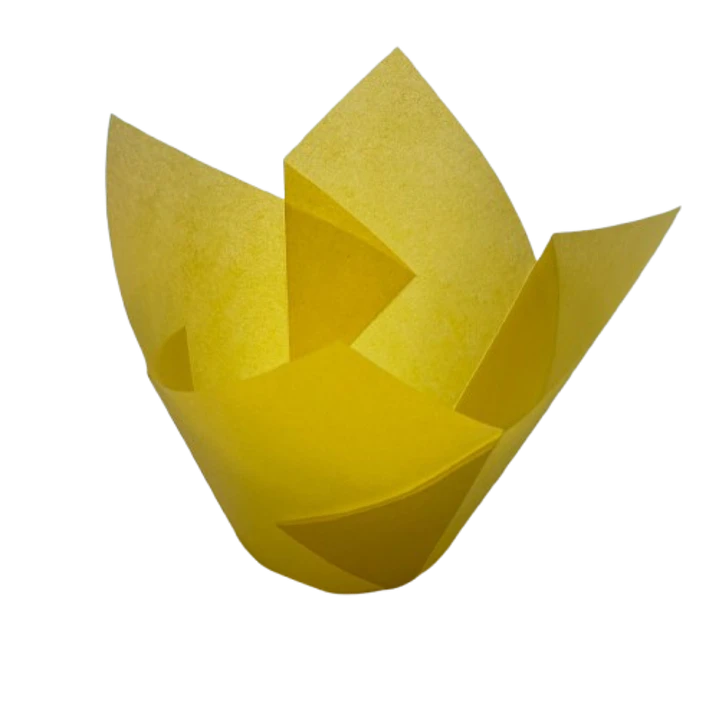 Tulipa Para Muffin Amarillo 50un Diametro 5cm Alto 6cm 1