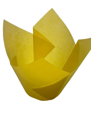 Tulipa Para Muffin Amarillo 50un Diametro 5cm Alto 6cm