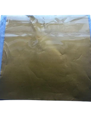 Papel Aluminio Para Bombon Dorado 100un 10x10cm