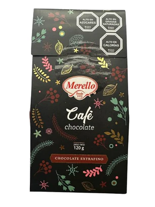 Cafe Bañado en Chocolate Extrafino Merello 120g