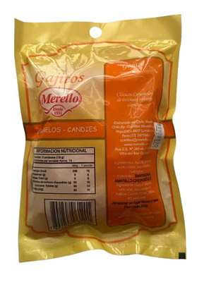 Caramelos Gajitos Naranja Limon Merello 250g
