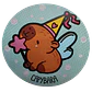 Sticker Capibara 6 Diseños 100un 38mm - Miniatura 2