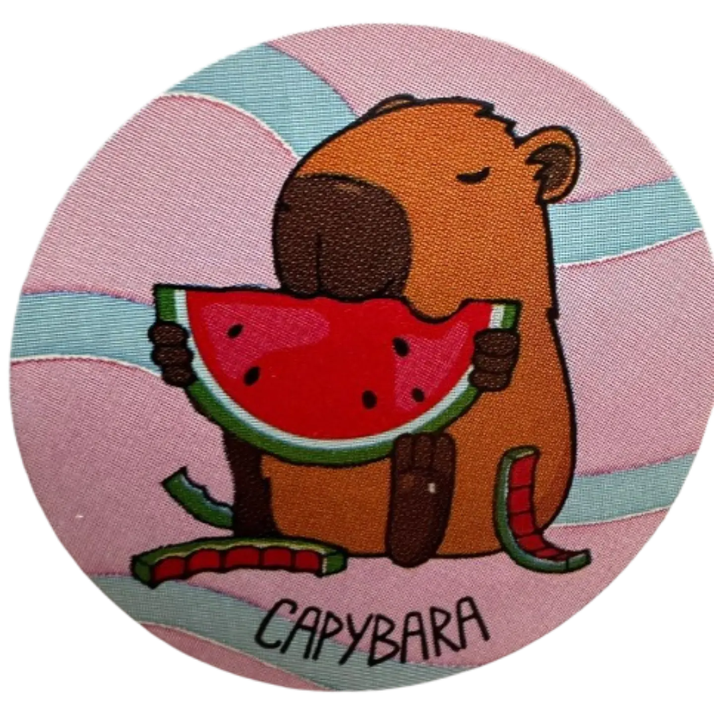 Sticker Capibara 6 Diseños 100un 38mm 4