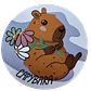Sticker Capibara 6 Diseños 100un 38mm - Miniatura 7