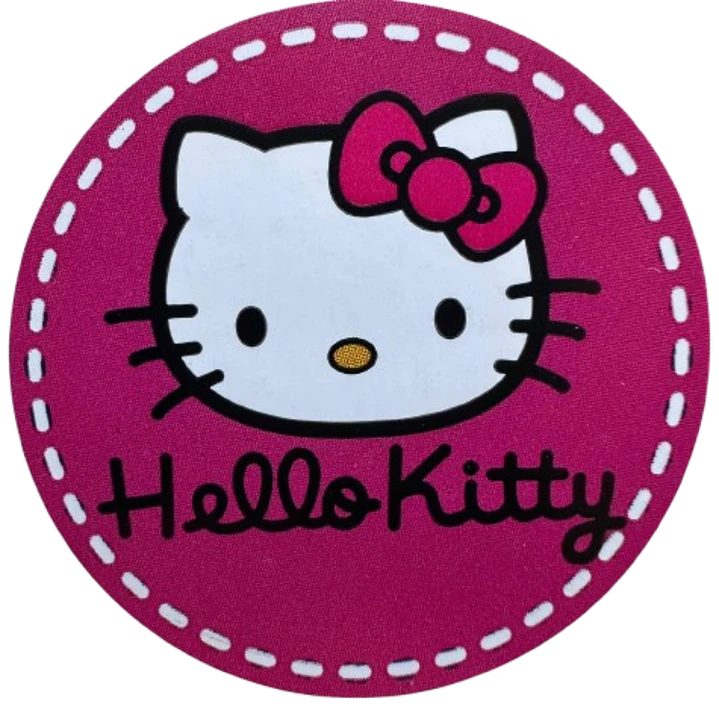 Sticker Hello Kitty 6 Diseños 100un 38mm 6