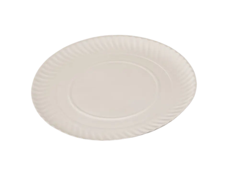 Pack 5 Bandeja Redonda N7 Carton Blanco 30,9cm 1