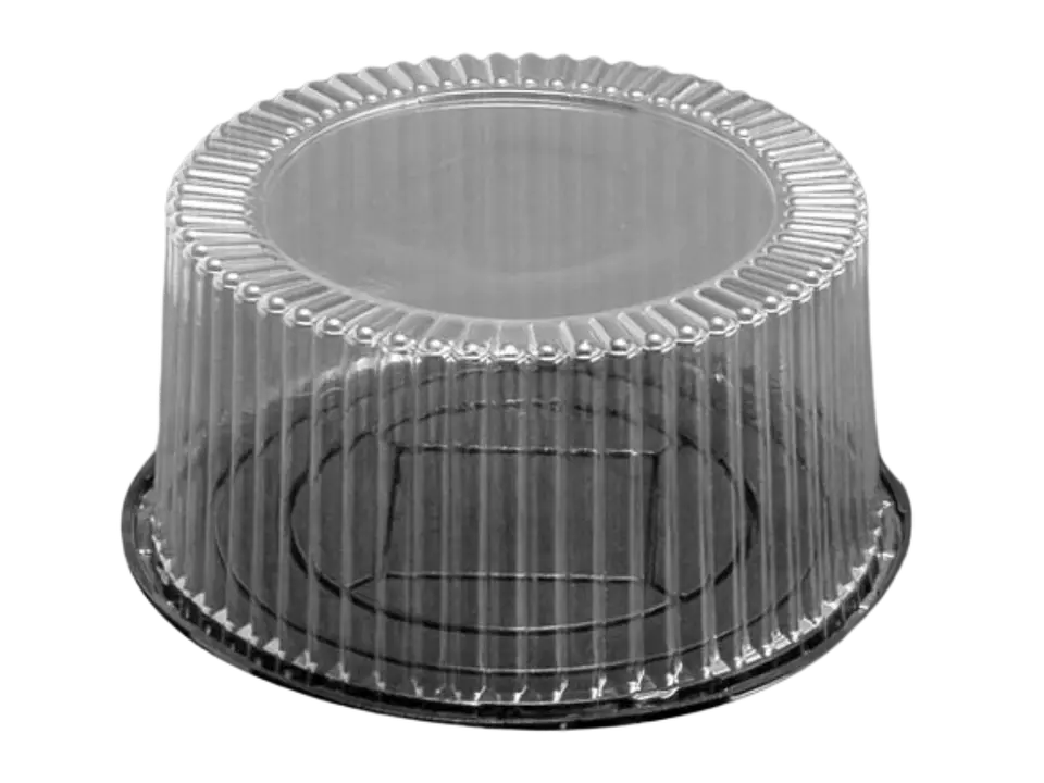 Cupula Redonda Plastico Torta 1025-5 26x12cm 1